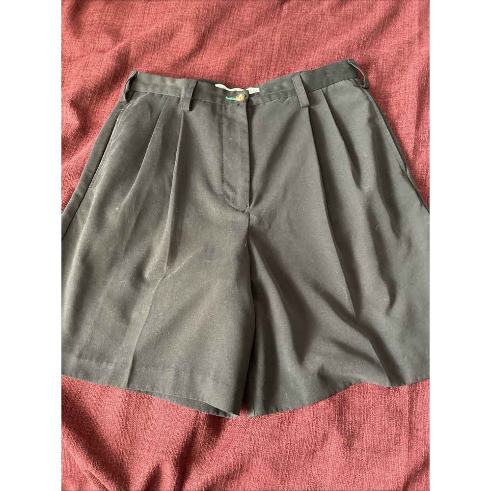 Tommy Hilfiger Women Pleated Golf Shorts Size 8 Black